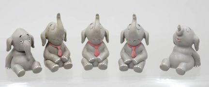 Vintage-Figuren des Elefanten Wendelin, Schleich, 