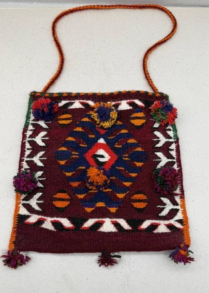 Kilim bag, wool, probably from Anatolia, approx. 3