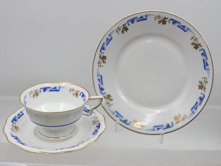 Service de table Art déco, marqué, tasse d'environ