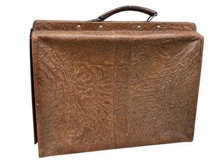 Maletín vintage «Knoop-Lange &amp; Co, Nueva Orlea
