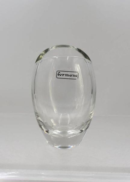 Vase, Formano, verre incolore, env. H 15 cm