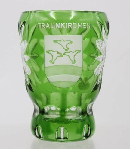 Tasse à pied, Traunkirchen, Autriche, émaillage ve