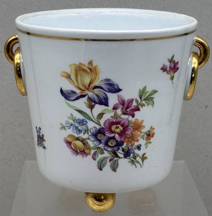 Cache-pot « Metzler&amp;Orloff » à motif floral, H