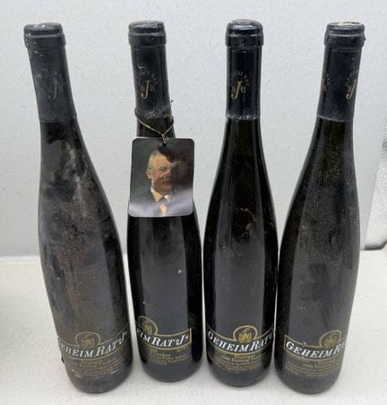4 bottiglie di "Geheimrat J" Riesling del Rheingau