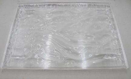 Plateau « Kartell Dune » transparent, design Mario