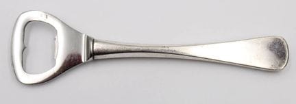 Décapsuleur, manche en argent, Danemark, L-14 cm