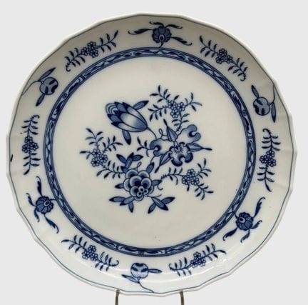 gr. Platte, Schwerter-Meissen, Zwiebelmuster, 2.Wa