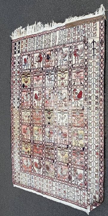Soumak Kelim aus reiner Seide, Türkei, 120x184 cm
