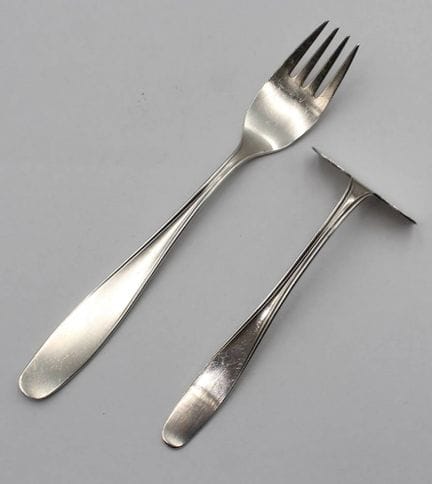 Fourchette pour enfant et cuillère à bouillie, BSF