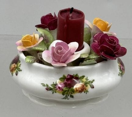 Bougeoir « Royal Albert » Old Country Roses, une f