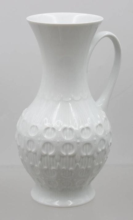 Royal Porzellan Bavaria Vase 60-70 Jahre weiss ,
H