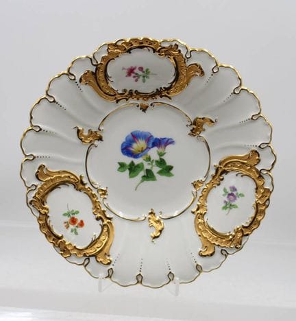 Assiette de parade, Meissen, marque « Schwertermar