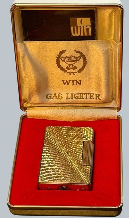 2 vintage gas lighters, 1 Rowenta, 1 WIN in origin