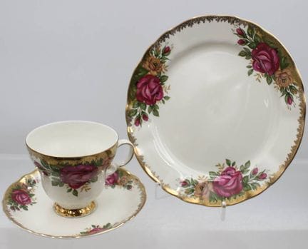 Service de table, Winterling, décor de roses, tass
