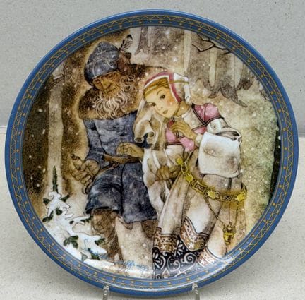Assiette murale « Le voyage » de S. Wülfing, König