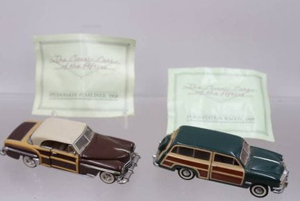 2 coches de juguete de fundición a presión de la s