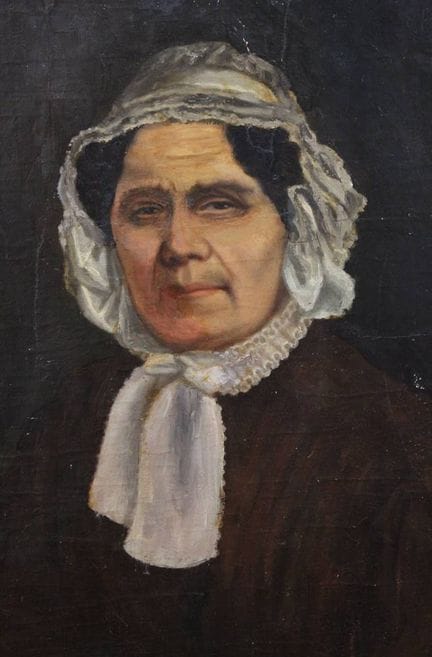 Ph. Geoffrey, Damenportrait, datiert 1883, Öl/Lein