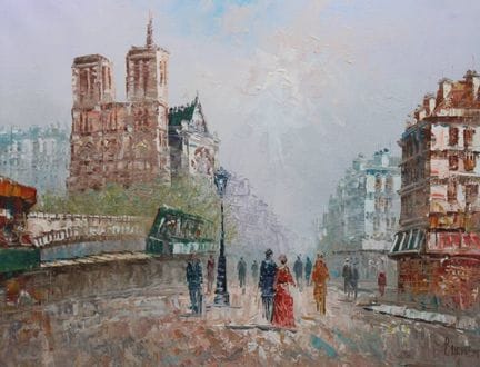 wohl Caroline C. Burnett (1877-1950), Parisansicht