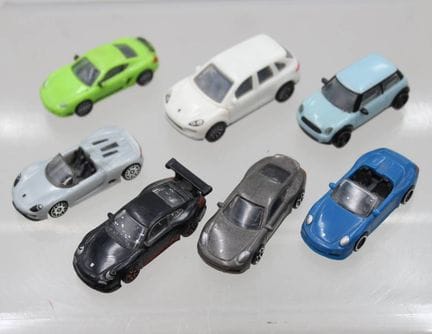7 modelos de Porsche, escala 1:87, edición especia