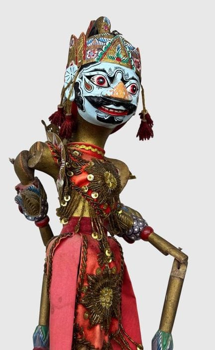 Marioneta de varillas indonesia, conocida como «Wa