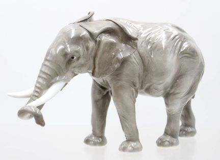 Elefant, Fa. Ens, Rudolstadt, Volkstedt, Porzellan