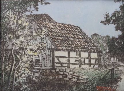 Cornelius Johannes ROGGE (1874-1936) , Wassermühle