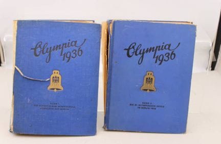 2x Sammelalben, Olympia 1936, Alters-u. Gebrauchss