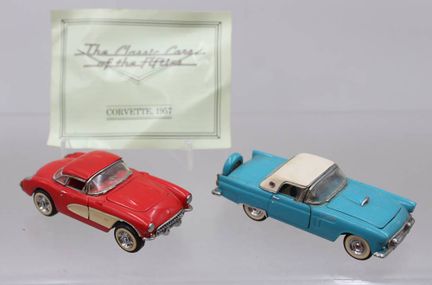 2 coches de juguete de fundición a presión de la s