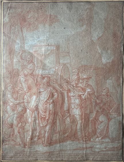 École du XVIIIe siècle
Scène mythologique
Sanguine