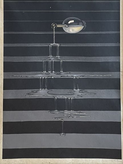 Lote de 4 cuadros:
- Georges ROHNER (1913-2000)
El
