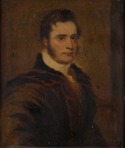 École anglaise du XIXe siècle
Portrait d’homme au 