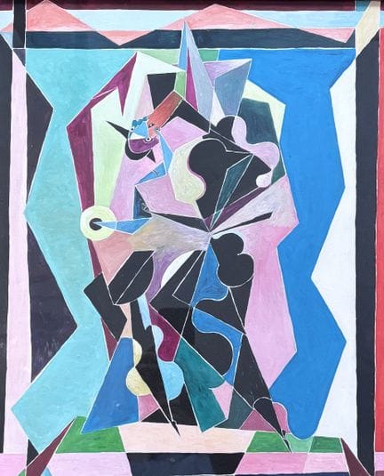 Michel MORENO (1945)
Composition cubiste
Gouache s