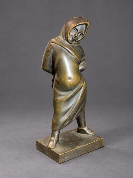 Dans le goût de BARYE
Le petit fou de Rome
Bronze 
