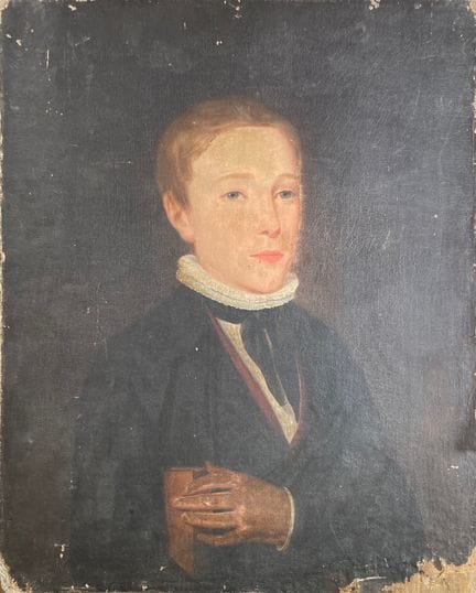 École de la fin du XIXe siècle
Portrait de jeune h