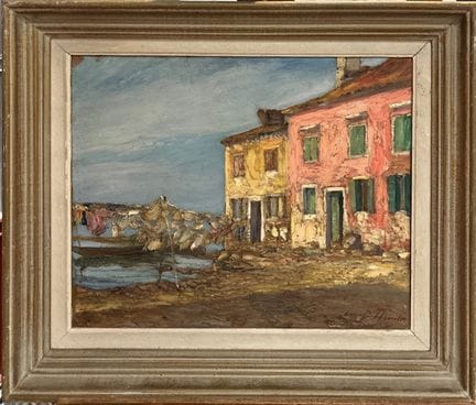 Luigi MORETTI (Venise 1884 – 1950)
Vue de Burano
P