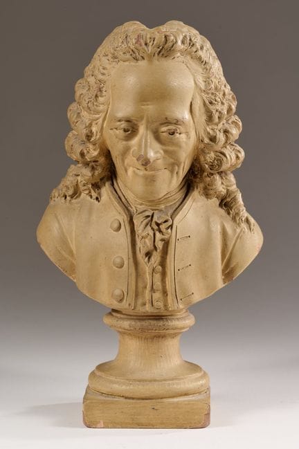France, XIXe siècle 
Voltaire à la perruque
Terre 