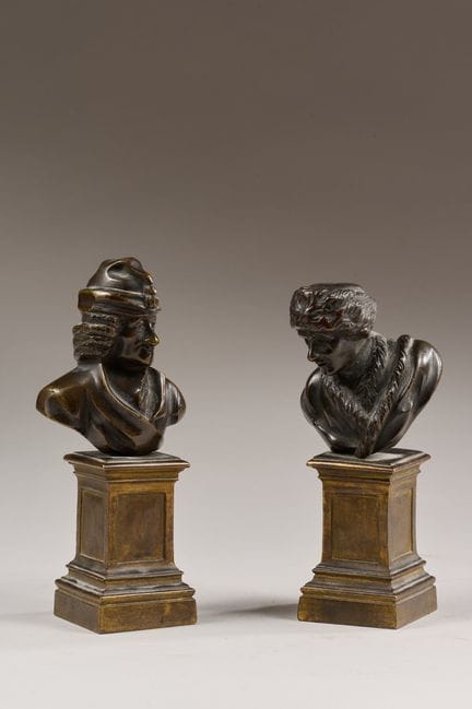 France, XIXe siècle 
Voltaire et Rousseau 
Paire d