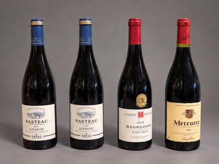 4 Bouteilles, Rasteau, "La Domelière" dont une bou