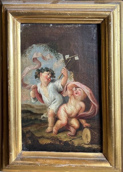 École italienne du XVIIIe siècle
Putti musiciens
P