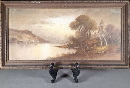 William Henry CHANDLER (1854-1928)
Paysage au lac 