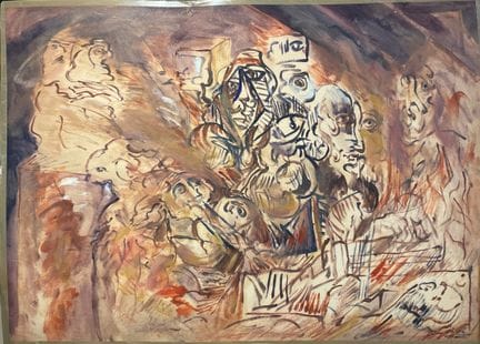 Carlos ACOSTA (1953)
Ensemble de 4 gouaches sur ca