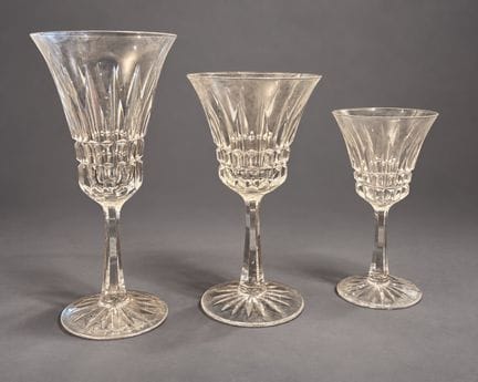 Villeroy  Boch
Partie de service en verre taillé m