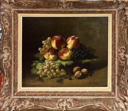 Pierre BAUDRY (Actif vers 1900)
Nature morte aux p