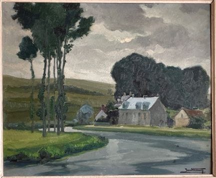 Jean Vasseur (1905-1986)
Hameau en bord de rivière