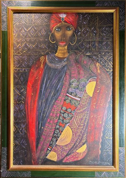 Philippe DEMOULIN (XXe siècle)
Femme Masaï turban 