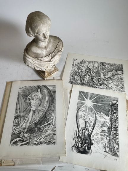 Lot comprenant : 
- Jean Denis MAILLARD (1913-2004