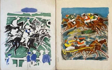 Pierre GAILLARDOT (1910-2002)
Courses de chevaux
D