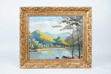 Joan ANACKER (1878–1955)
Lakeside Landscape
Oil on