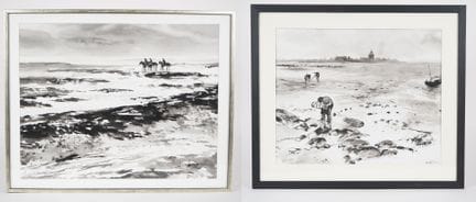Michel COLIN (1934)
A set of two large-format draw