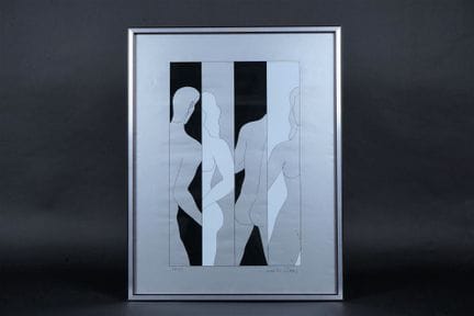 Camille CLAUS (1920–2005)
Silhouettes
Silkscreen p